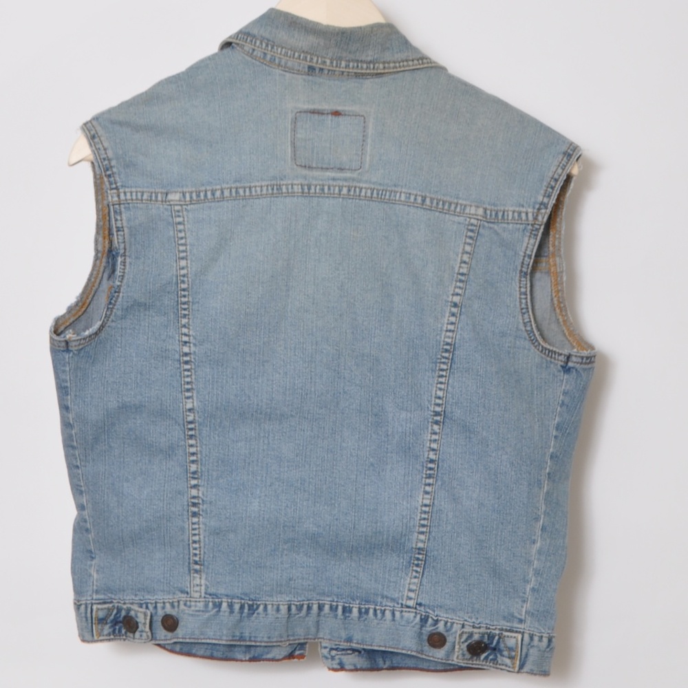 Levi's Vest Vintage Blue Jean - Picture 3 of 5